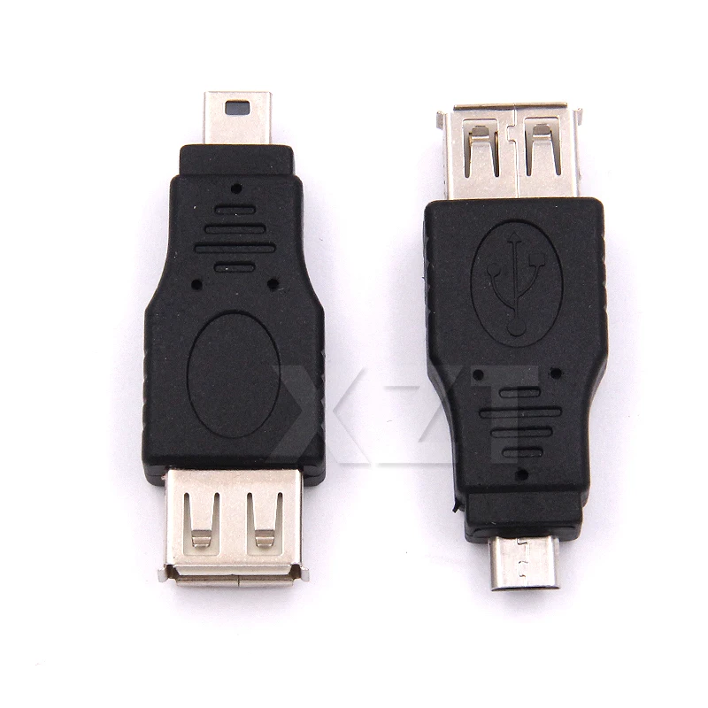 10 шт./компл. OTG 5pin F/M мини микро USB смены адаптер конвертер штекер гнездо гаджеты
