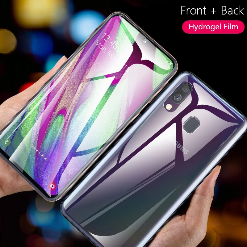 Изогнутая 3d пленка CHYI для Samsung Galaxy A40 A20 A80 Защитная с полным покрытием