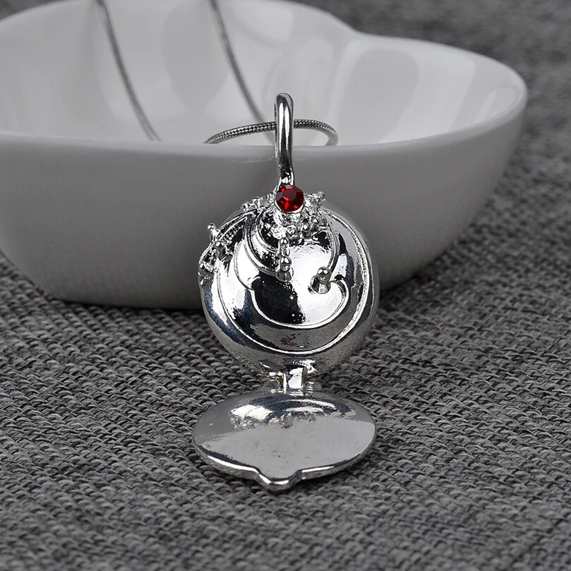 Ожерелье с вербеной и красными кристаллами BERTHATINA винтажные подвески из сплава