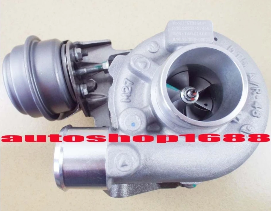 GTB1649V 757886 28231-27450 турбо для Hyundai Sonata Santa Fe Tucson KIA Carens Ceed Magentis Sportage II 2 0 CRDi D4EA |