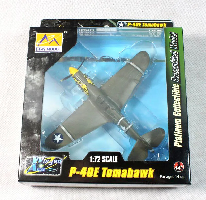 TRUMPETER 1: 72 Мировой войны II США P40E модель бойца летающих тигров 37272 редкая