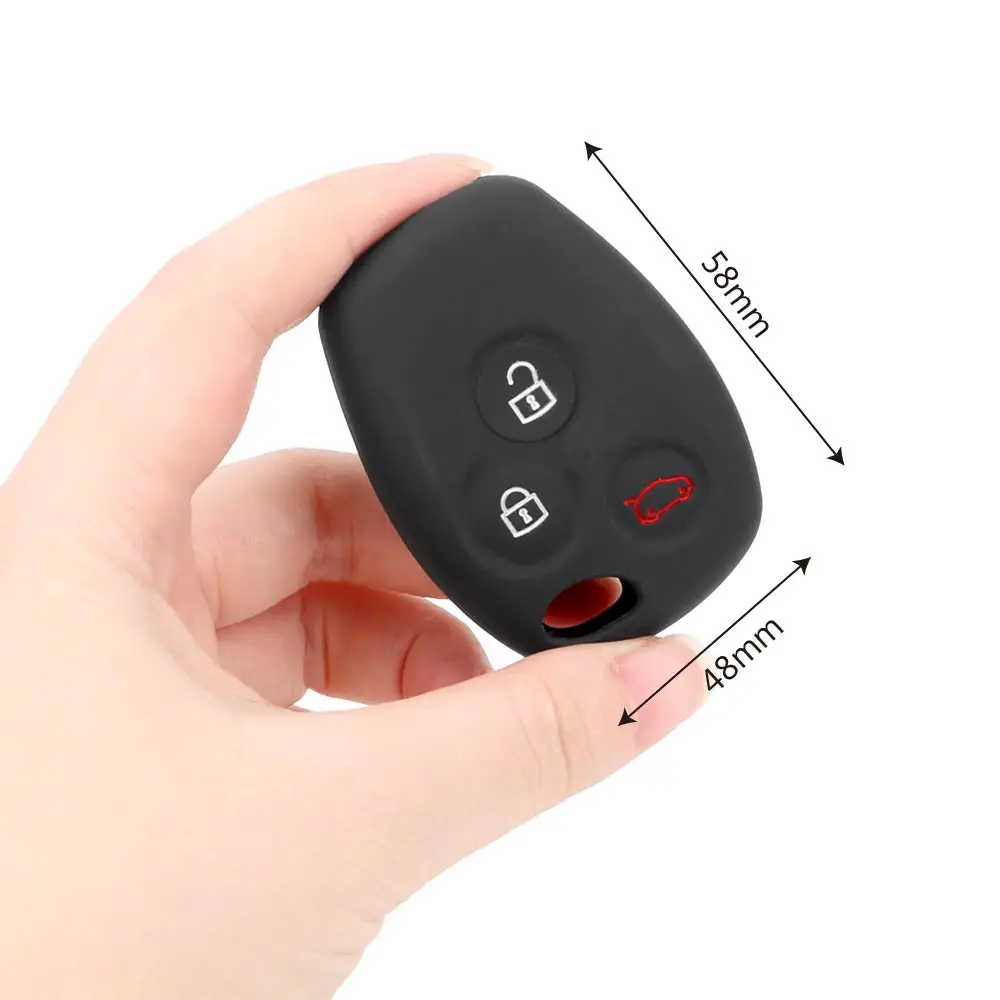 Car Key Shell Bag Case 3 Buttons Protector Remote Cover For Renault Auto Accessories Replacement | Автомобили и мотоциклы