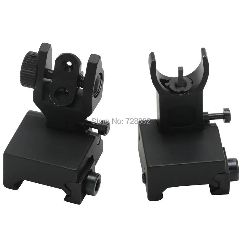 Тактические передние и прицелы железные складные задние боевые для охоты