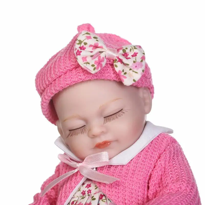 Миниатюрная кукла preemie для новорожденных 12 дюймов 25 см мягкая силиконовая