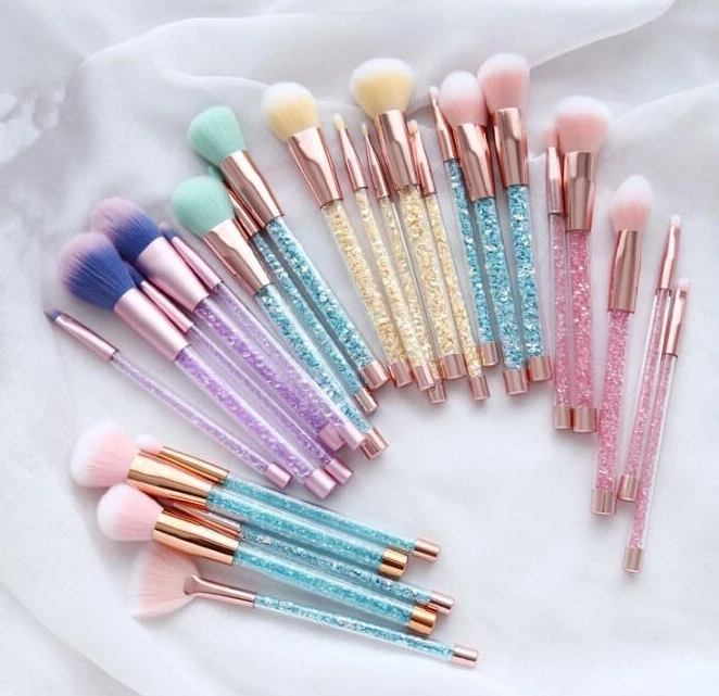 7 шт. наборы кистей для макияжа пудра косметические ресницы Хайлайтер глаз