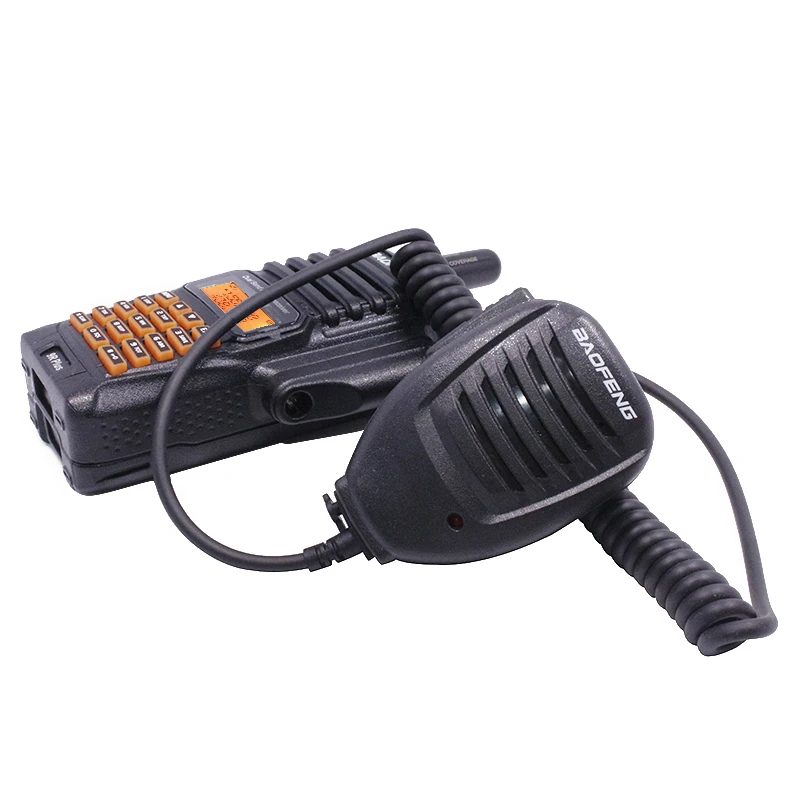 Baofeng UV-9R Водонепроницаемый Динамик микрофон для BaoFeng UV-XR UV-9R плюс GT-3WP UV-5S Водонепроницаемый иди и болтай Walkie Talkie