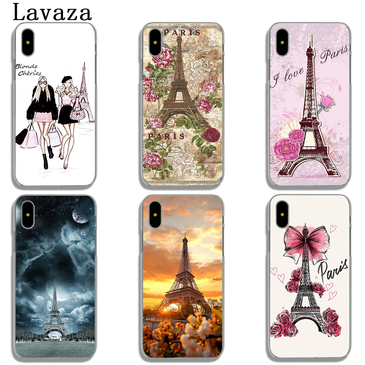 Lavaza Франция Париж Эйфелева башня модный жесткий чехол для телефона iPhone XR X XS 11 Pro Max