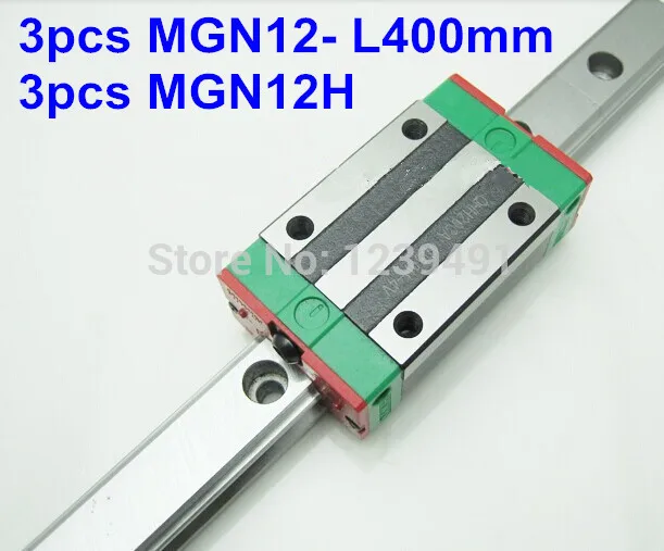 

Миниатюрная линейная направляющая Kossel Mini MGN12 12 мм, слайд = 3 шт., рельсовая деталь 12 мм + 3 шт. каретки MGN12H для оси X Y Z