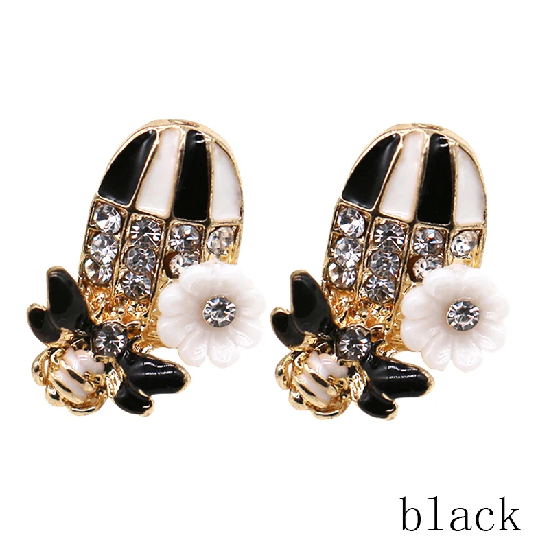 Милые модные серьги в виде пчел с красочным дизайном персонализированные