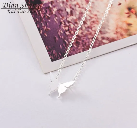 Оптовая продажа 10 шт. минималистичное ожерелье с подвеской в виде Золотой