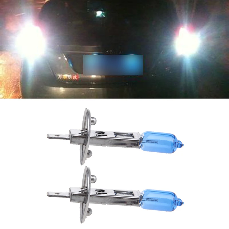 1 пара автомобисветильник фар H1 лампа супер белая автомобильная 100 Вт