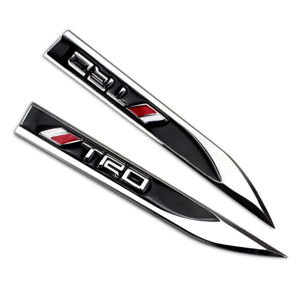 2 шт./компл. сбоку значок на крыло эмблема автомобиля для Toyota Corolla Avensis yaris rav4 hilux Auris