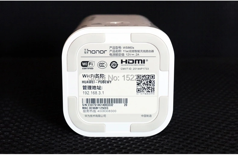 HUAWEI WS860S Honor Cube Wireless Router Android 4.2 Linux Dual System TV BOX Infrared Remote Control Smart free ship | Компьютеры и