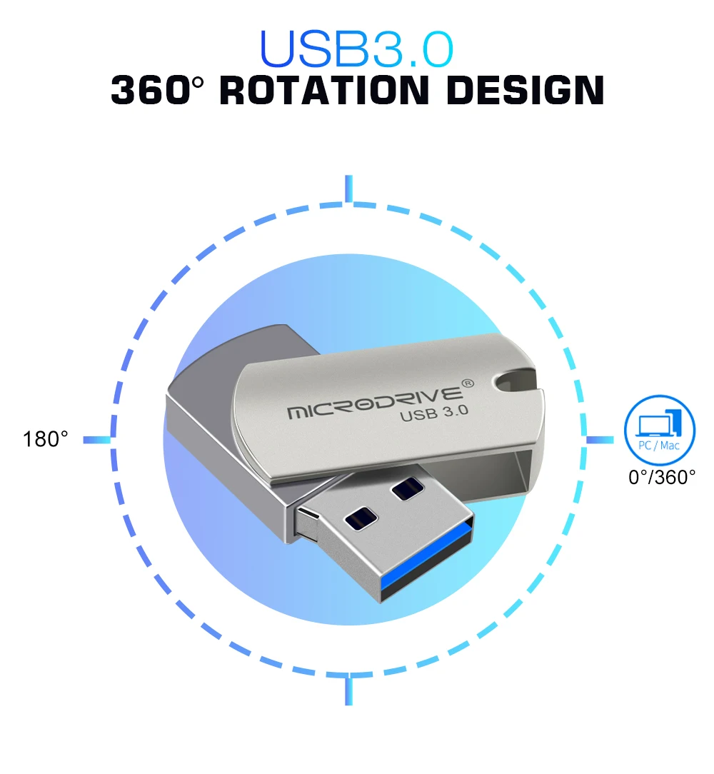 Брелок серебристые металлические USB флеш-накопители 32 Гб 64 Гб 128 ГБ флеш-накопитель memoria usb флешка 16 Гб мини-флешка флеш-накопитель USB 3,0 U диск