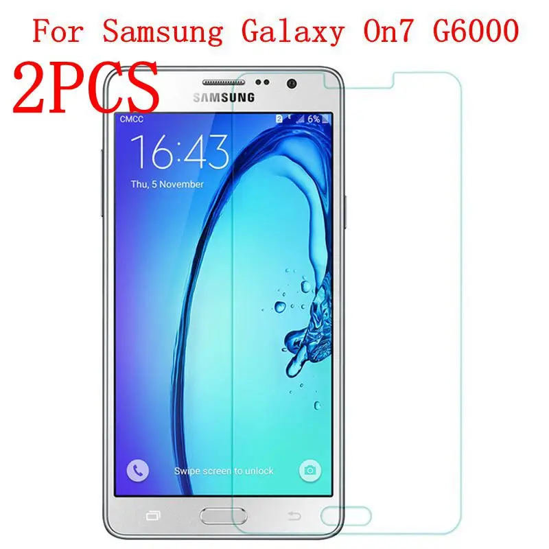 Закаленное стекло для Samsung Galaxy On7 G6000 Защитная пленка экрана 2 шт.|Защитные стёкла и