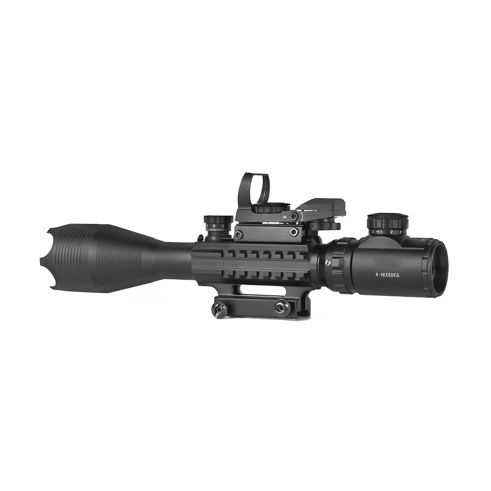 Тактический Оптический прицел LUGER 4 16X50 EG с голографическим прицелом Сетками