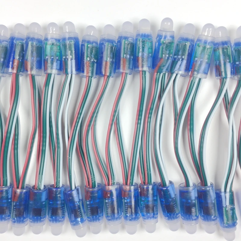 2000 шт 12 мм WS2811 полноцветный пиксельный светодиодный модуль света DC 5V IP68