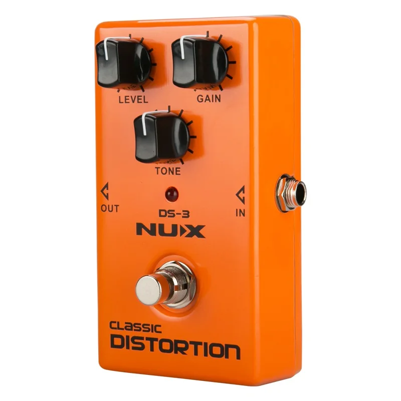 NUX DS-3 педаль искажений аналоговая гитарная трубка искажения педаль эффектов Crunch Искажение коричневый звук