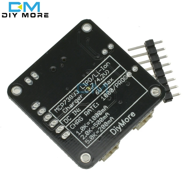 MCP73833 USB литий ионный аккумулятор зарядное устройство Модуль 5V Chraging LiIon LiPoly плата 3