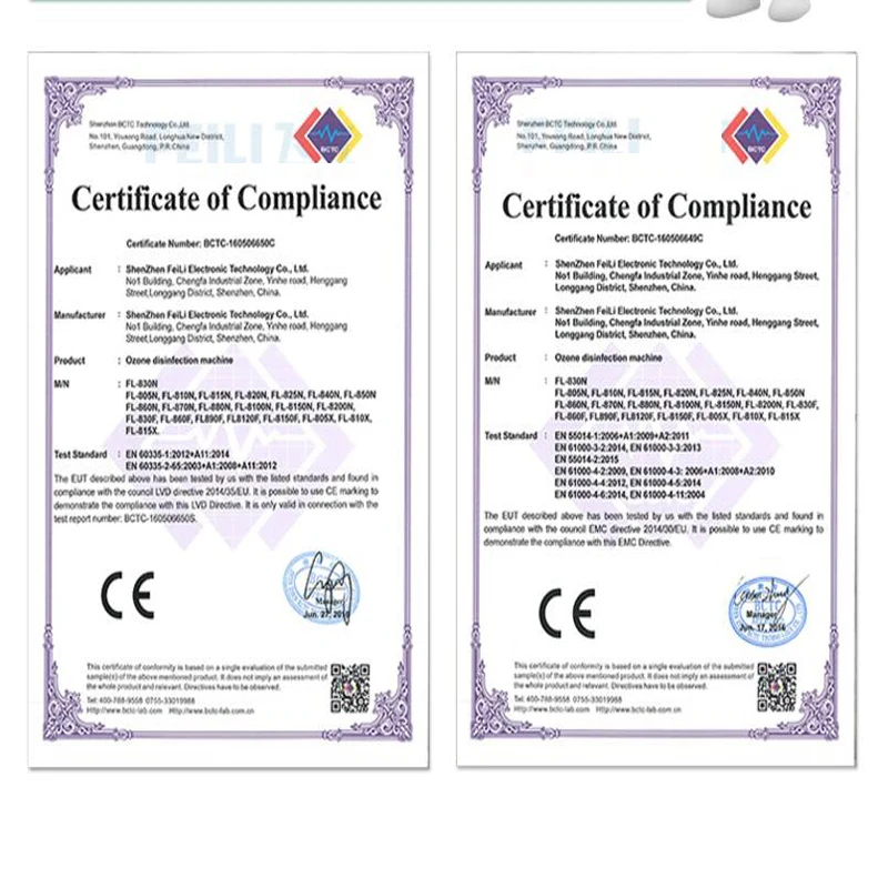 

Household Ozone Generator 5G/H Hotel Sterilization And Deodorization Machine Car Disinfector AC220V 140W FL-805Y