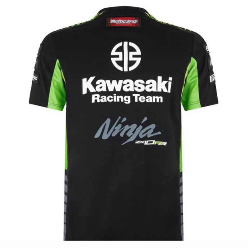 Kawasaki moto rcycle Racing moto rbike moto cross moto футболка для верховой езды Мужская дышащая повседневная одежда с коротким рукавом Одежда для вождения