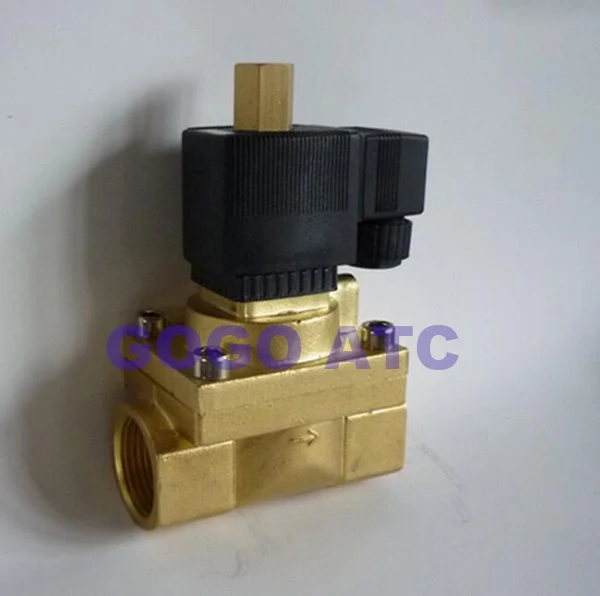 Соленоидный клапан высокого давления из ПТФЭ 30 бар для воды 3/4 BSP 1 дюйм 220 в