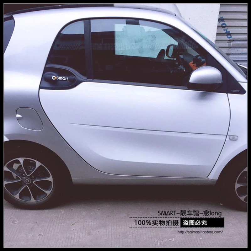 2 шт. наклейки и для автомобильных ручек светоотражающие ралли 451 453 Smart Fortwo Forfour