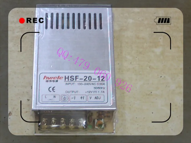 

Ультрамаленький импульсный источник питания [ZOB] RONGLAN 12V1.7A HSF-20-12 20W -- 5 шт./лот