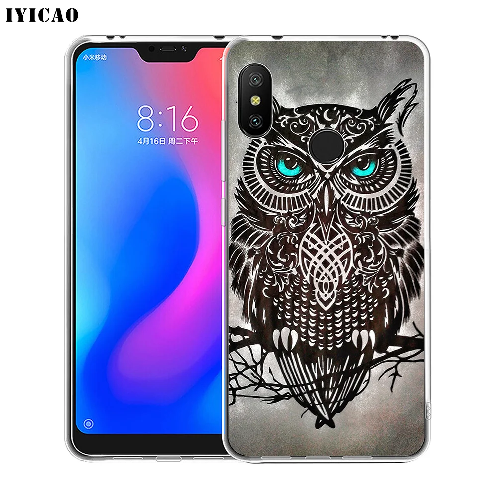 IYICAO Мягкий силиконовый чехол для телефона с мультяшной совой Xiaomi Redmi 4A 5A 6A Note 7 6 5 Pro