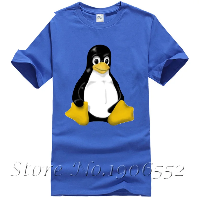 CafePress Dark t-shirt-linux tux penguin футболка из 100% хлопка с круглым вырезом повседневная