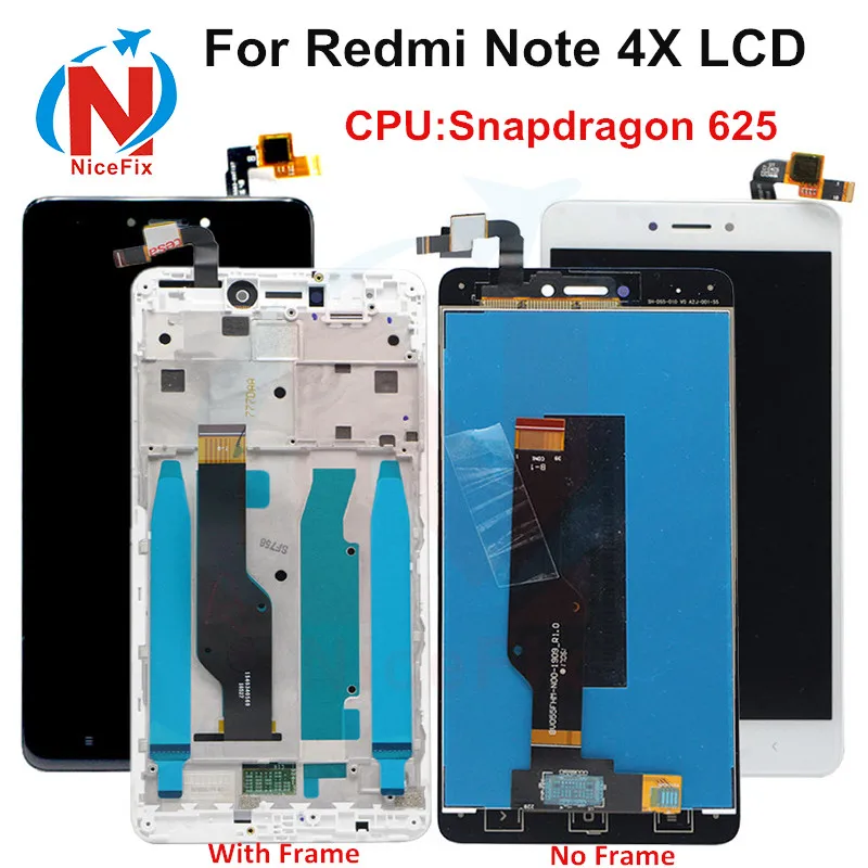 Для Xiaomi redmi Примечание 4X 4 глобальная версия ЖК дисплей Сенсорная панель экрана