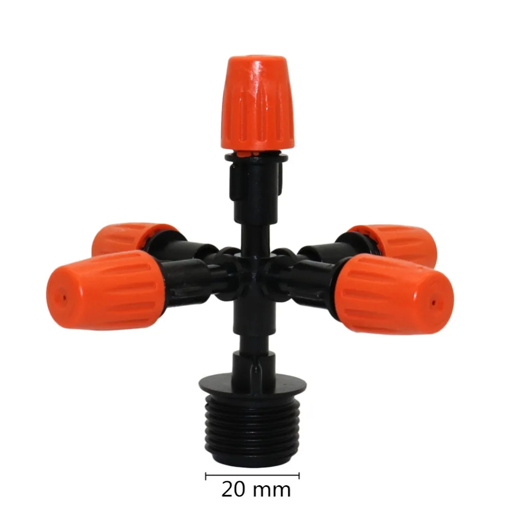 Agriculture Mist Nozzle with 1/2 Inch Male Thread Adjustable Greenhouse Irrigation Sprinkler Garden Spray nozzle 1 Pcs | Дом и сад