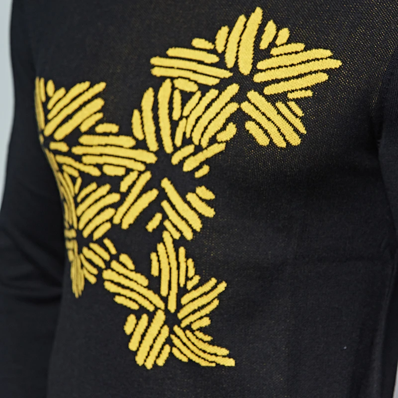 Men's Sweaters High Quality Slim Fit Warm 2018 New Brand Men Fashion Cotton Pullover Male Black Long Sleeves Clothing Size M 3XL | Мужская