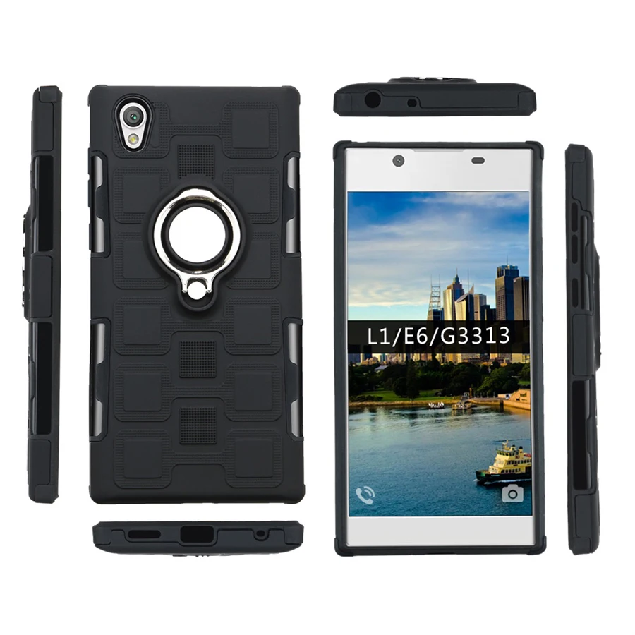 Чехол для Sony Xperia L1 силиконовый ударопрочный чехол телефона Dual G3311 G3312 Броня задняя
