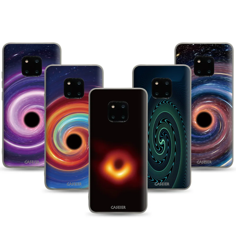 Чехол для телефона CASEIER с черным отверстием Huawei P30 P20 P10 Pro P Smart Y9 2019 чехол Mate 20 10 Lite