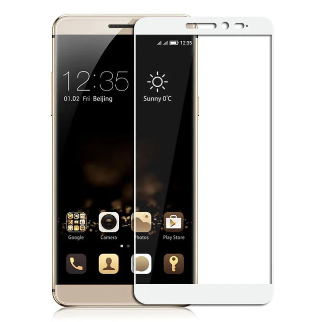 3D закаленное стекло для Coolpad Max A8 Полное покрытие экрана Взрывозащищенная