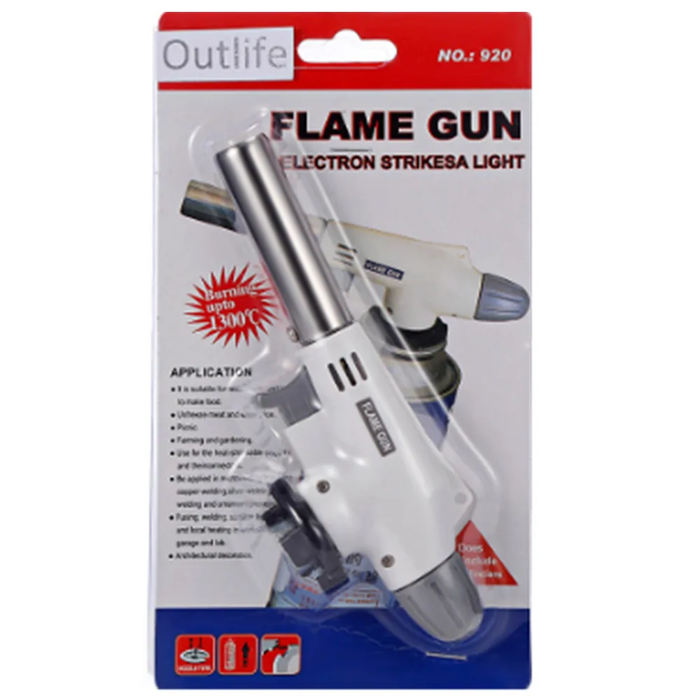 Outlife 920 Металл FLAME GUN сварки газовая зажигалка Отопление зажигания бутан