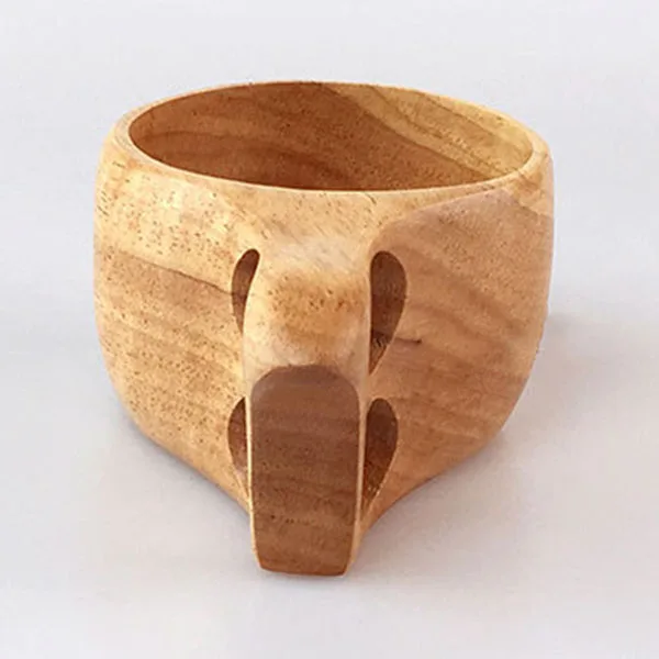 Wooden cup deco decoration mug drinking coffee milk -15cm x 9cm 6cm | Дом и сад