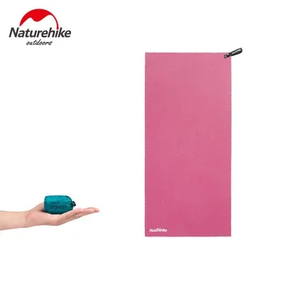 Naturehike пляжные полотенца из микрофибры для взрослых, быстросохнущее полотенце для путешествий спорта, одеяло для ванной, бассейна, кемпинга, йоги - Цвет: Розовый
