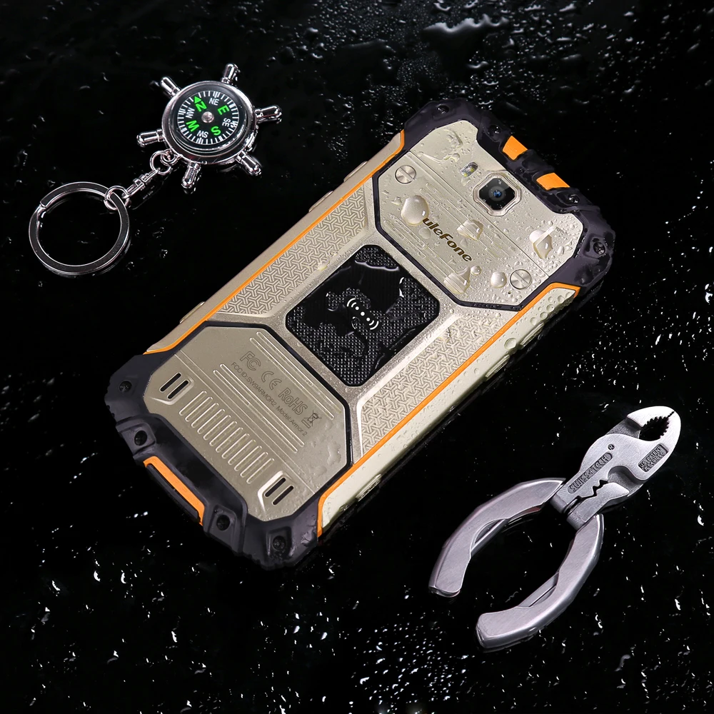 Ulefone Armor 2 смартфон MTK Helio P25 Восьмиядерный Android 7,0 мобильный телефон 6 ГБ+ 64 ГБ IP68 водонепроницаемый мобильный телефон 4G 16,0 Мп NFC