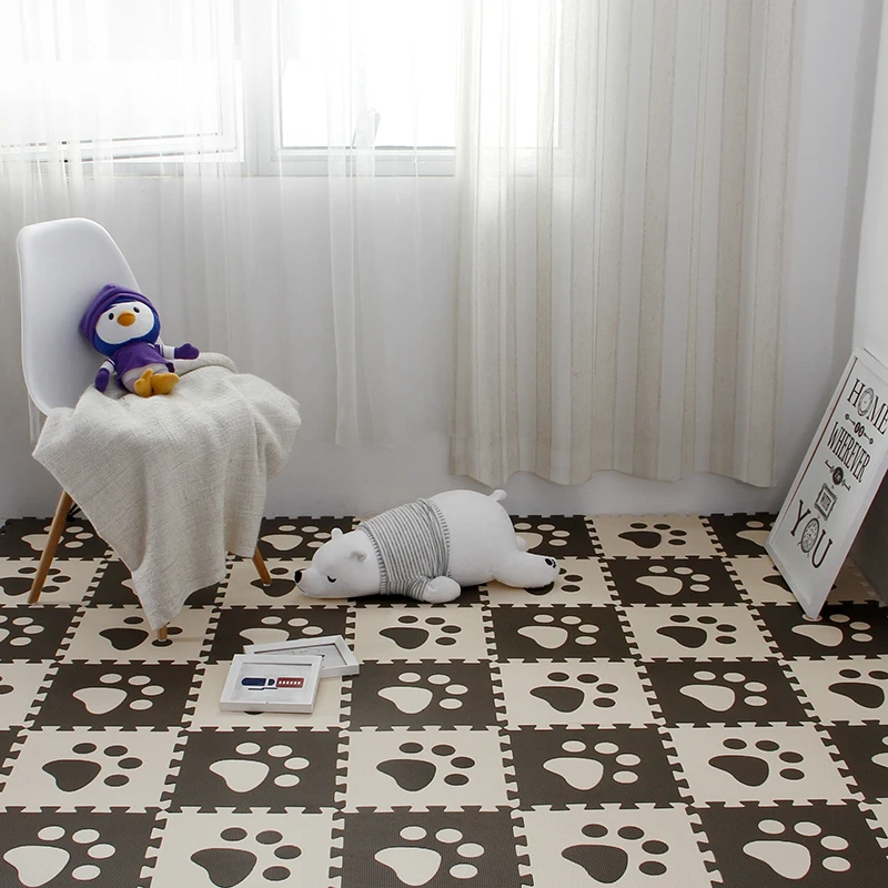 9 шт./компл. 30*30*1 см DIY ребенка играть Коврики Одеяло Infant Сканирование активности