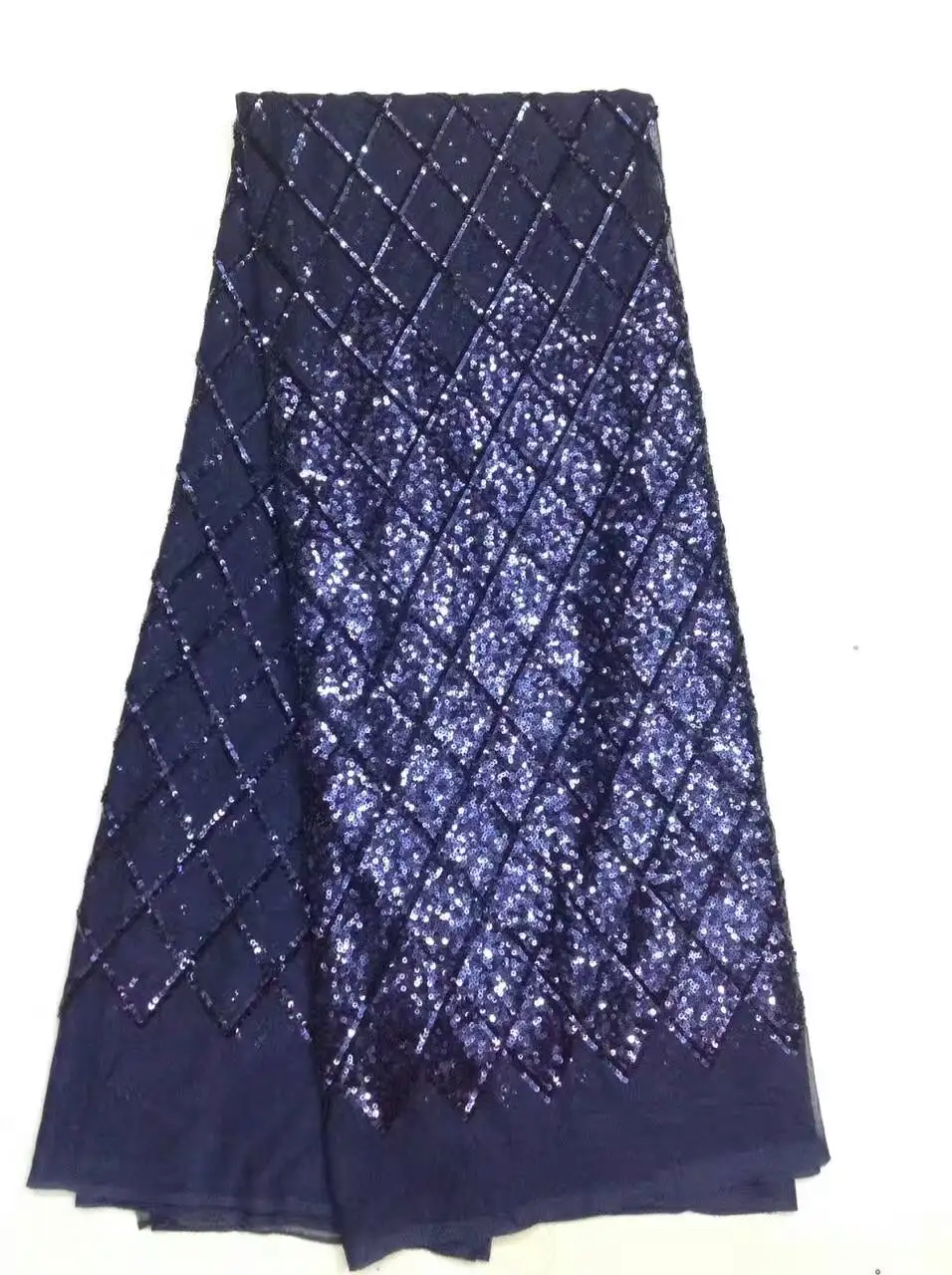 

Free shipping african lace fabric high quality french tulle lace fabric new arrival sequins lace fabric ALC-JL1060