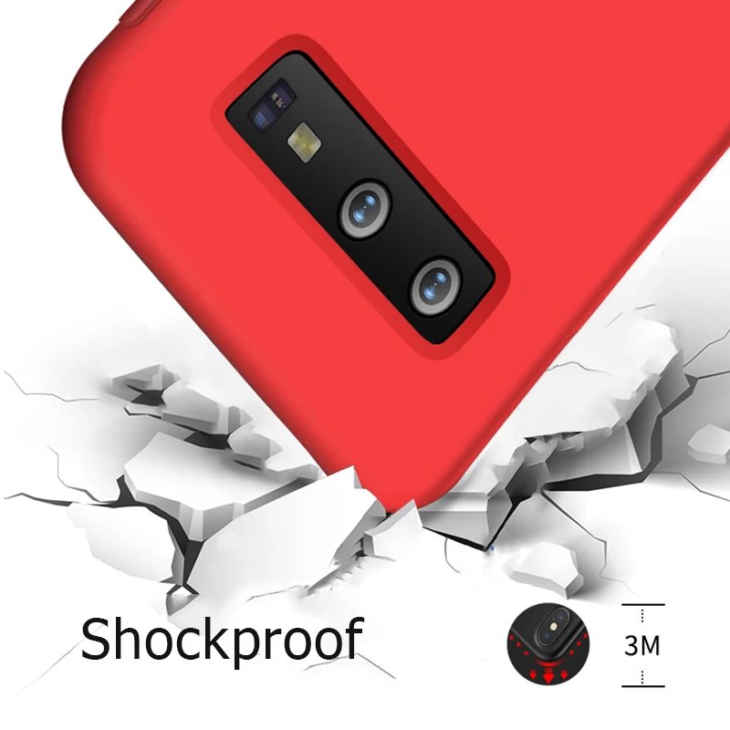 Силиконовый чехол для телефона samsung Galaxy S10 Plus тонкий матовый мягкий S9 Note 8 9 J4 J6 J7 2017