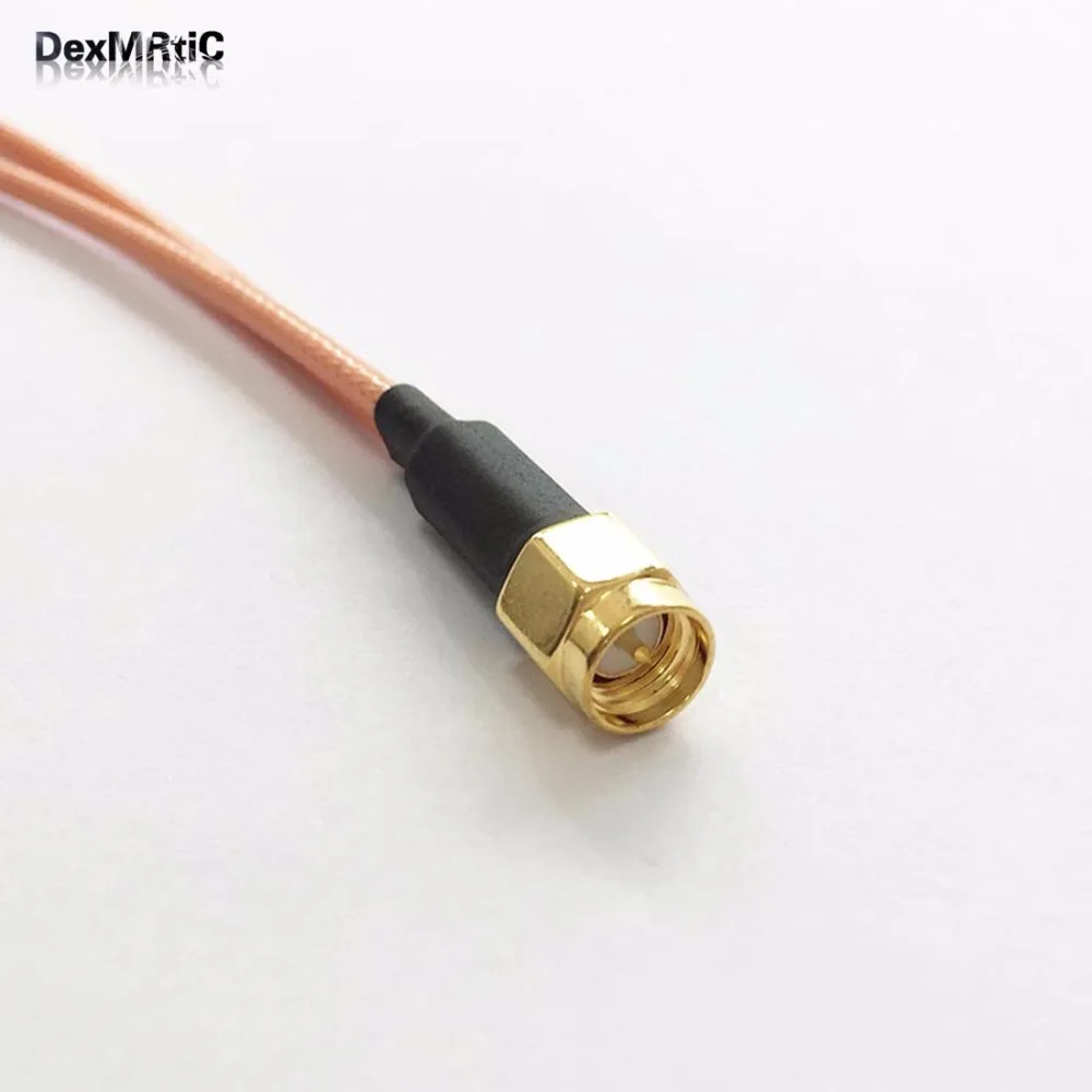 Новый штекер SMA в 2 розетки Y типа сплиттер Сумматор RG316 15 см 6 дюймов для Wi Fi