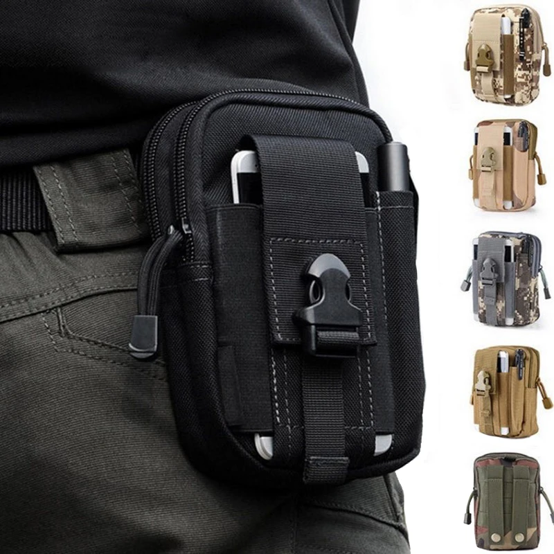 

TAK YIYING Tactical Molle Pouch Belt Waist Bag Military Fanny Pack Outdoor Pouches Phone Case Pocket For Hunting Bags