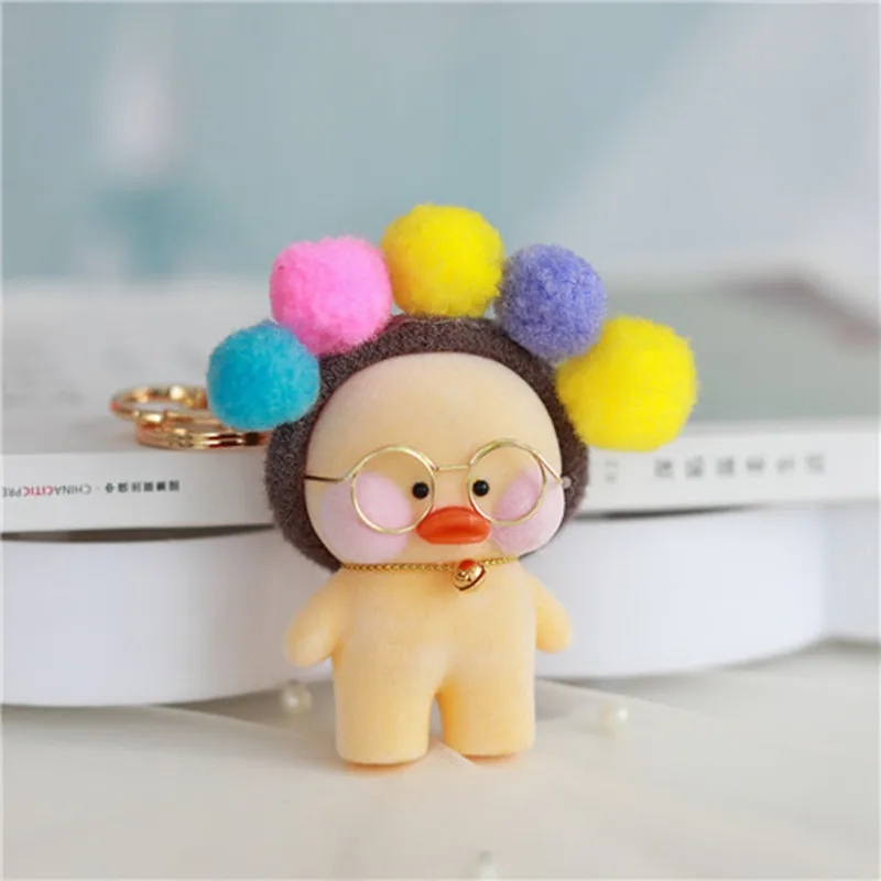 8 см Kawaii LaLafanfan утка автомобиль Декор кафе подвеска брелок мультфильм милые