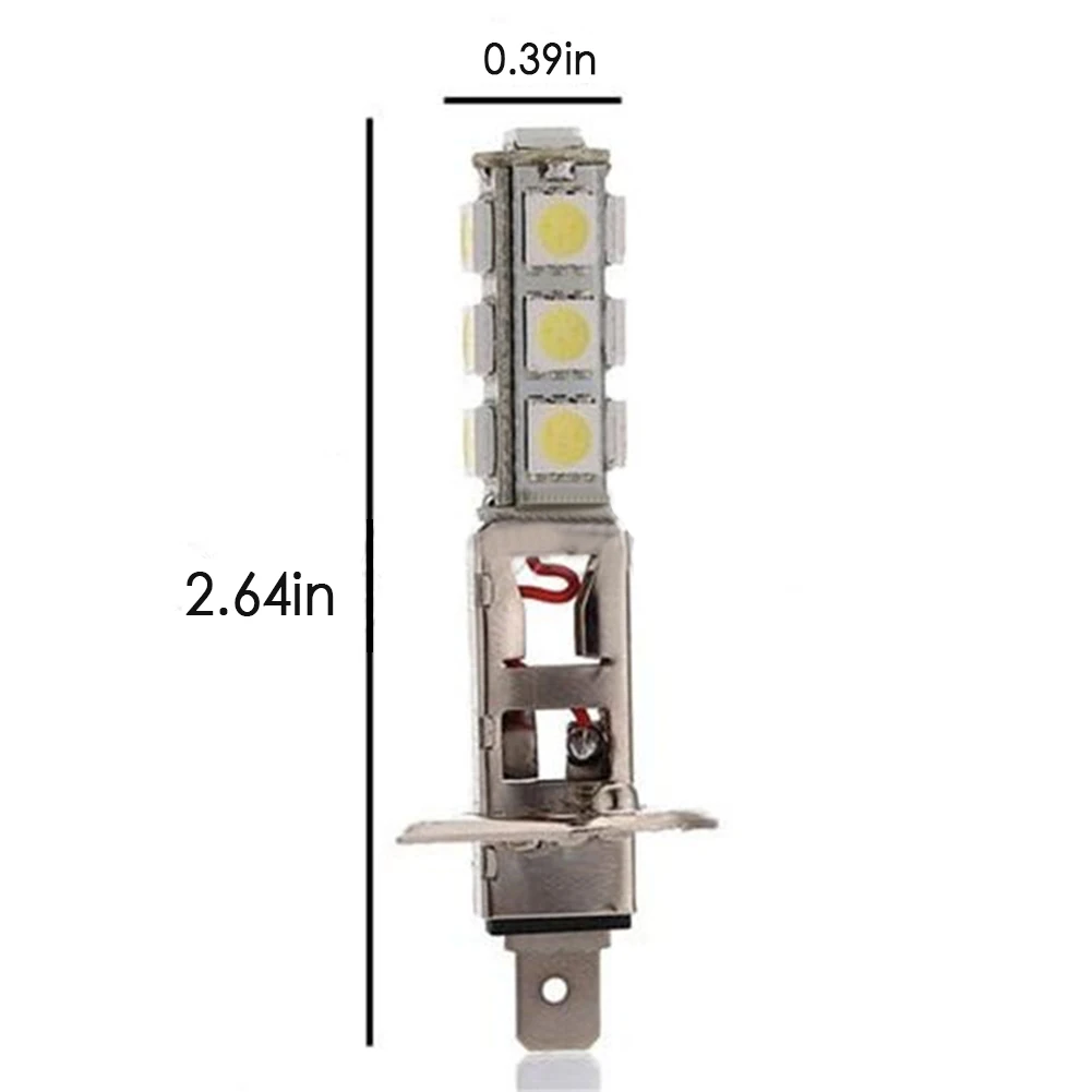 Энергосберегающий H1 высокой мощности DC12V 5050 SMD 13 светодиодный Белый Автомобильный светильник, противотуманный светильник s лампа супер яркий белый