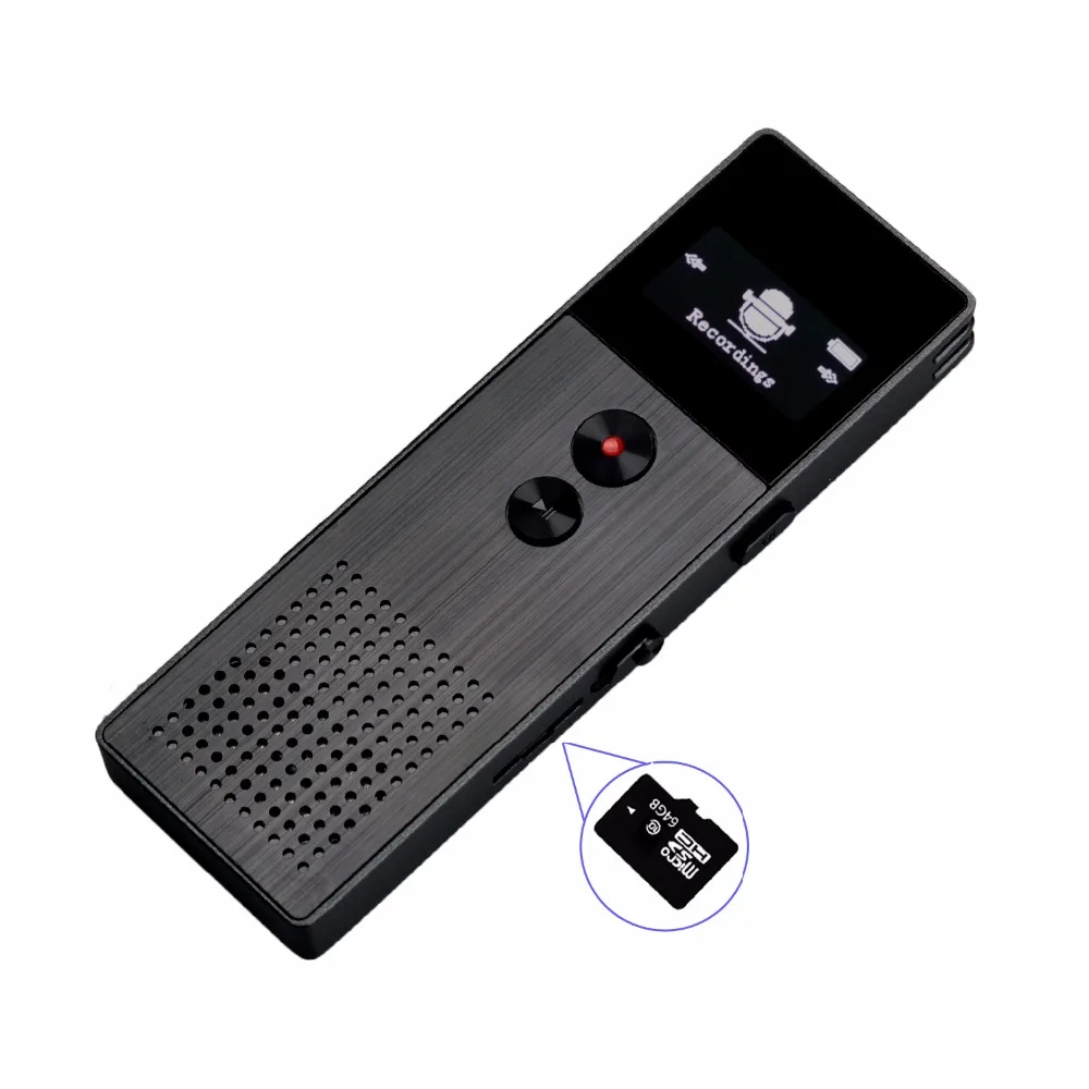 Профессиональный голосовой цифровой диктофон 8 Гб USB ручка fm радио PCM 1536 кбит/с без