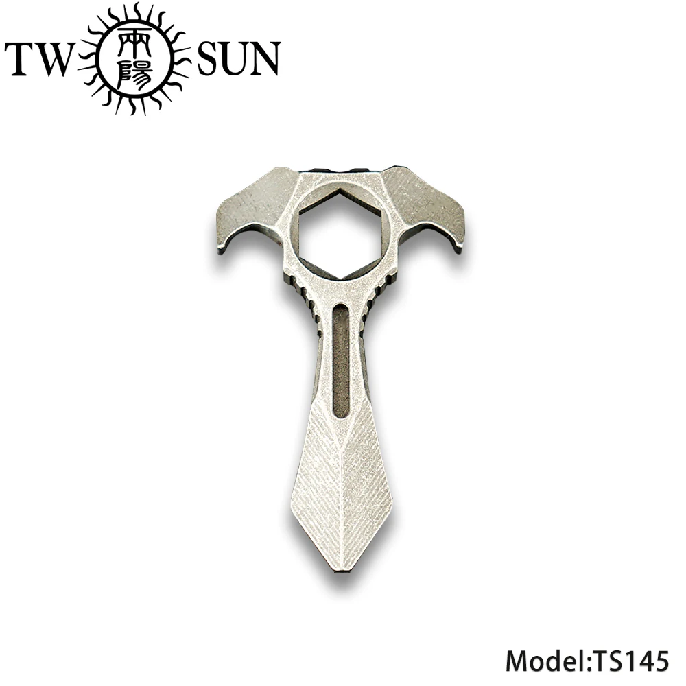 TWOSUN оригинальный TC4 титановый Мини инструмент многофункциональный для выживания