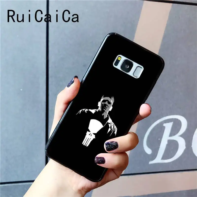 Чехол для телефона Ruicaica Marvel Game The Punisher Ghost Rider чехол Samsung Galaxy S9 plus S7 edge S6 S10 S8 |